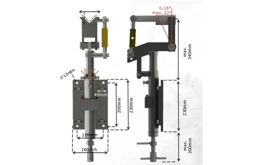 Standard Burner Bracket Image Two